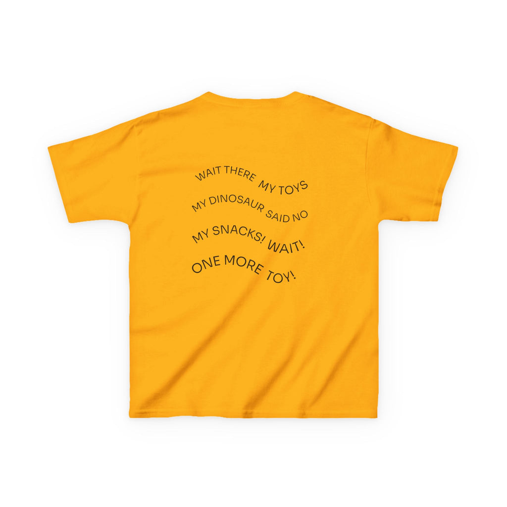 My Toys Are Coming Too Kids T-Shirt | Cute Cartoon Kid, Toys & Dinosaur Design