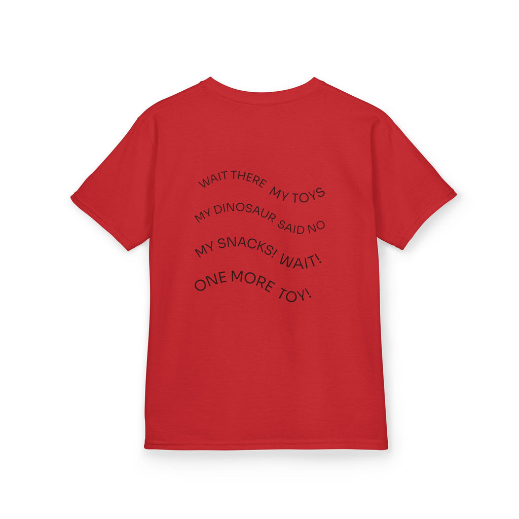 My Toys Are Coming Too Kids T-Shirt | Cute Cartoon Kid, Toys & Dinosaur Design