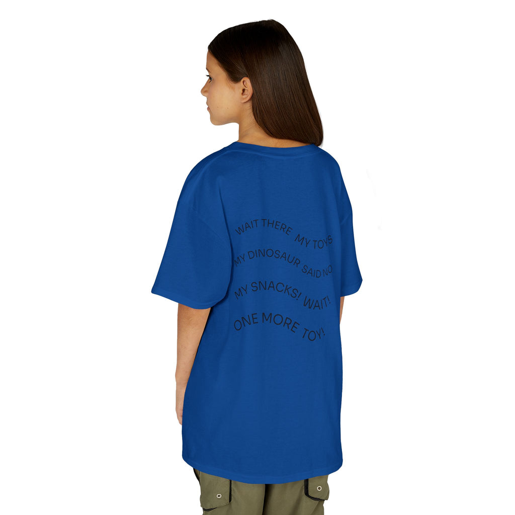 My Toys Are Coming Too Kids T-Shirt | Cute Cartoon Kid, Toys & Dinosaur Design