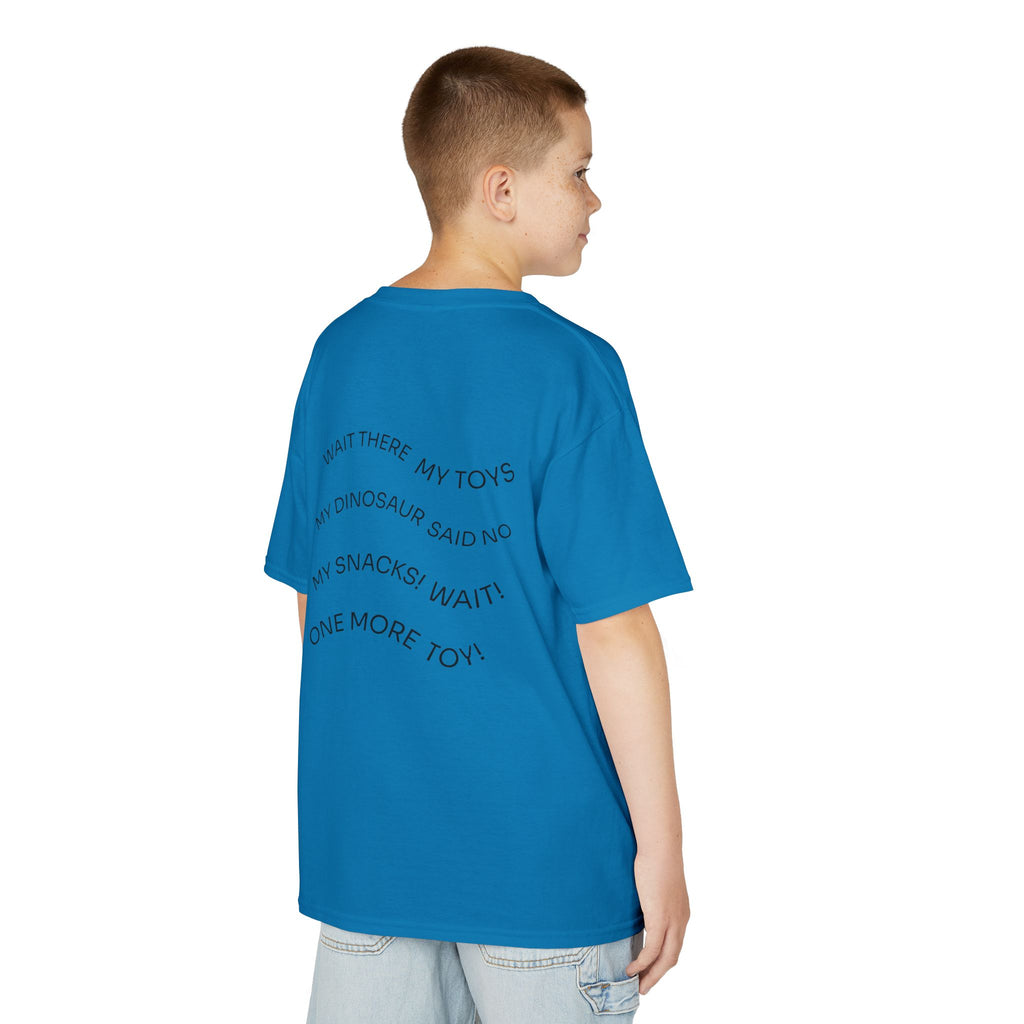 My Toys Are Coming Too Kids T-Shirt | Cute Cartoon Kid, Toys & Dinosaur Design