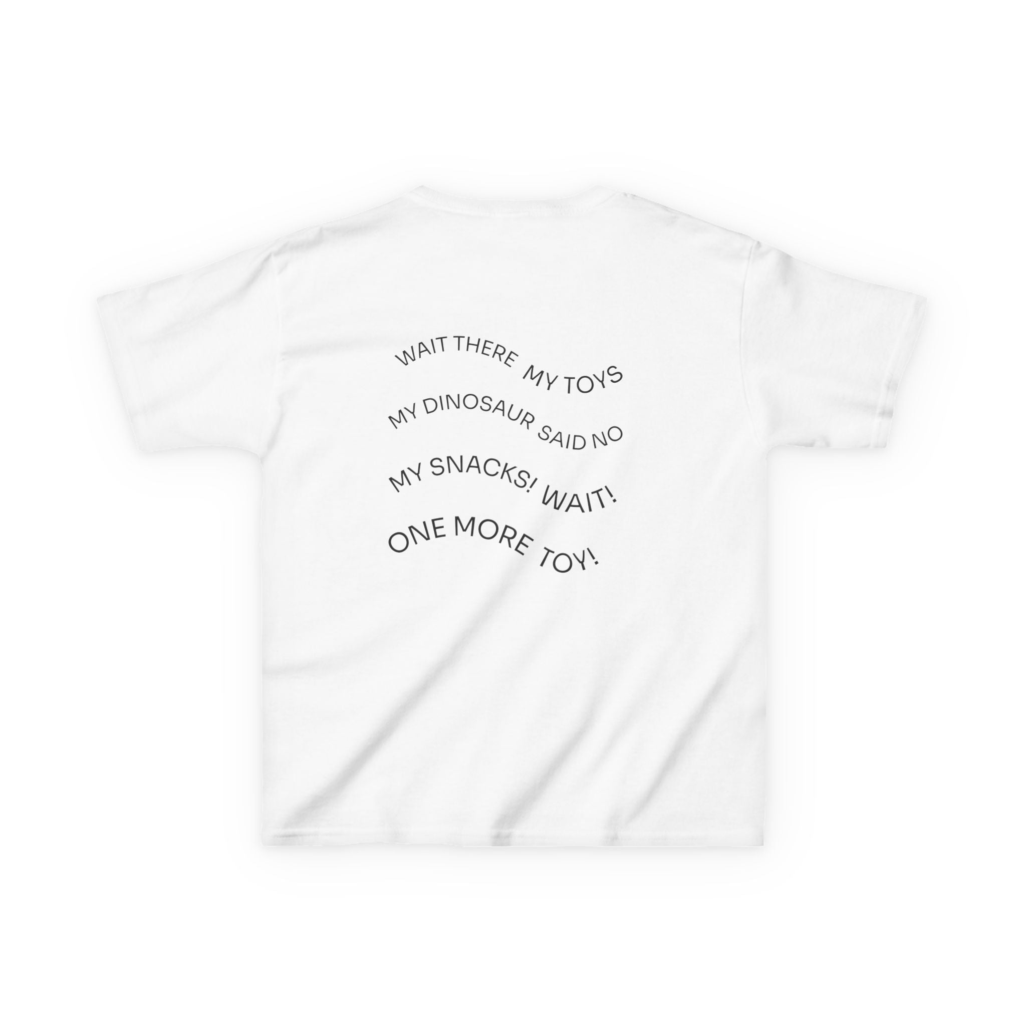 My Toys Are Coming Too Kids T-Shirt | Cute Cartoon Kid, Toys & Dinosaur Design