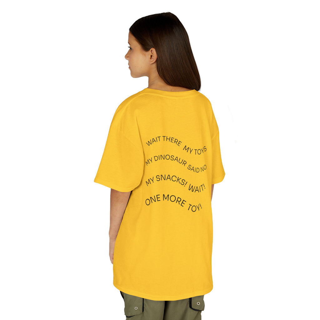 My Toys Are Coming Too Kids T-Shirt | Cute Cartoon Kid, Toys & Dinosaur Design