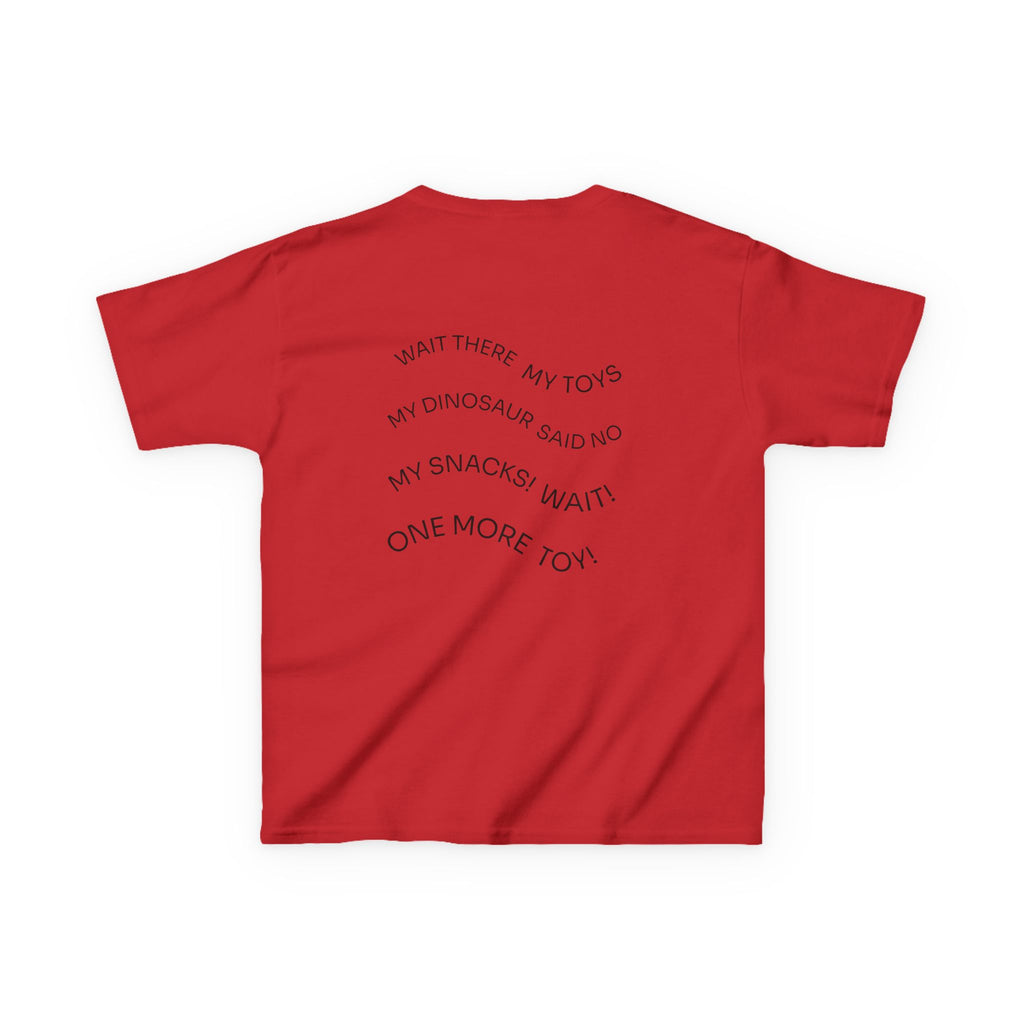 My Toys Are Coming Too Kids T-Shirt | Cute Cartoon Kid, Toys & Dinosaur Design