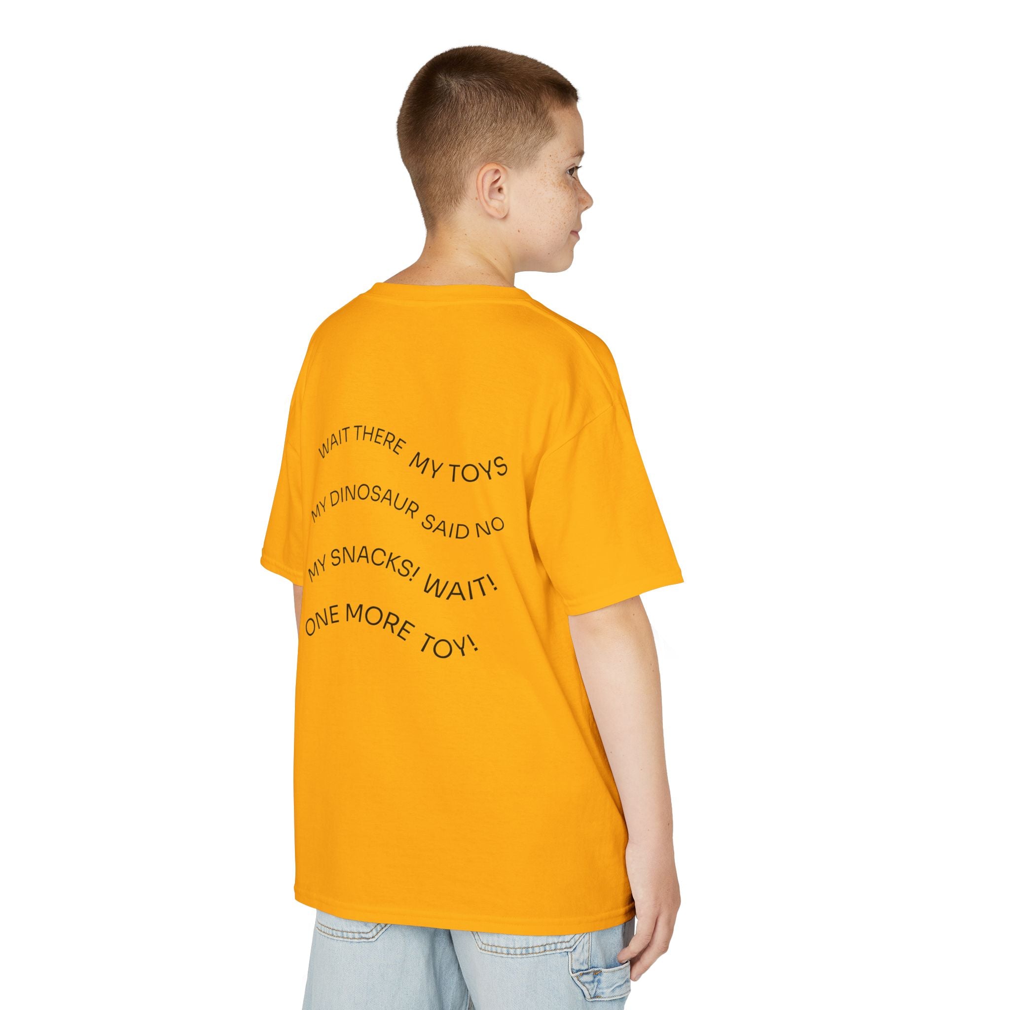 My Toys Are Coming Too Kids T-Shirt | Cute Cartoon Kid, Toys & Dinosaur Design