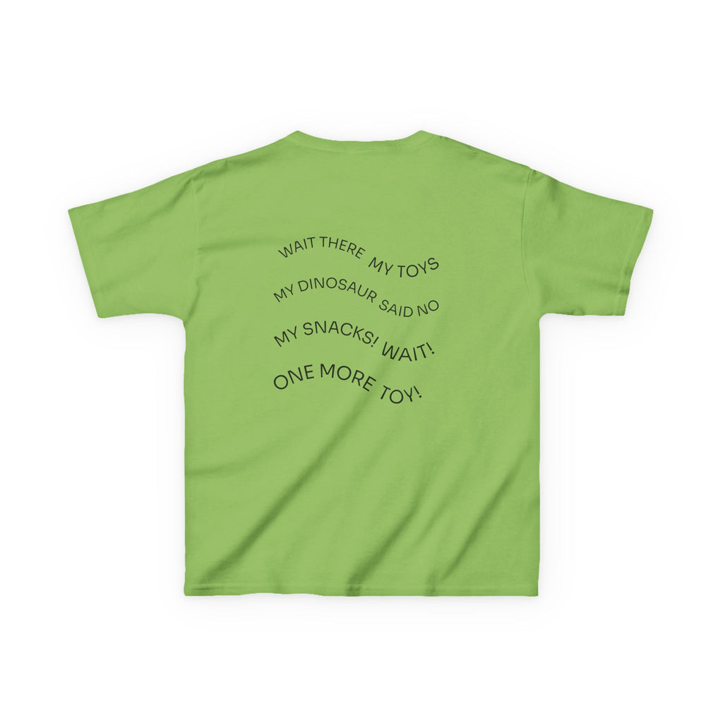 My Toys Are Coming Too Kids T-Shirt | Cute Cartoon Kid, Toys & Dinosaur Design