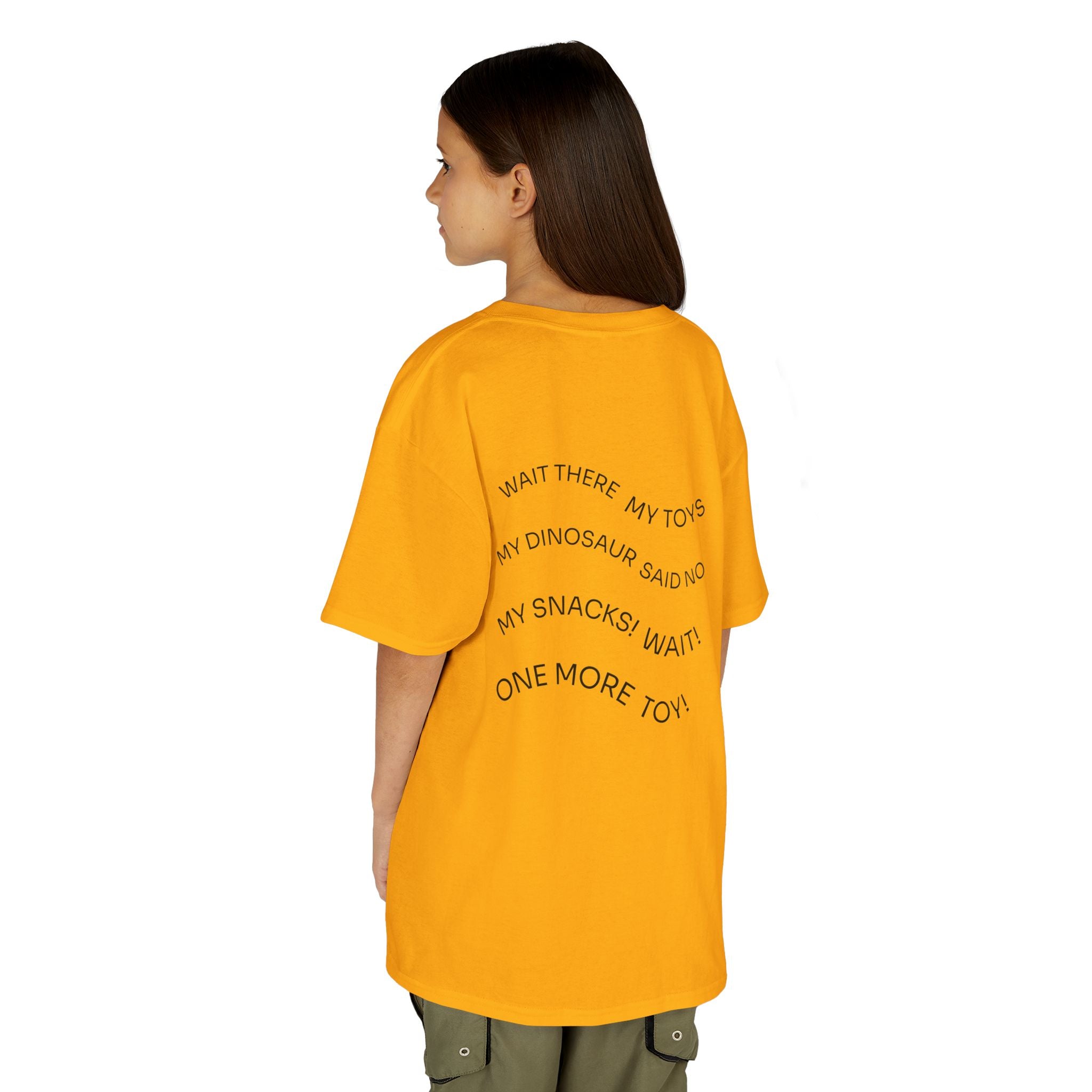My Toys Are Coming Too Kids T-Shirt | Cute Cartoon Kid, Toys & Dinosaur Design