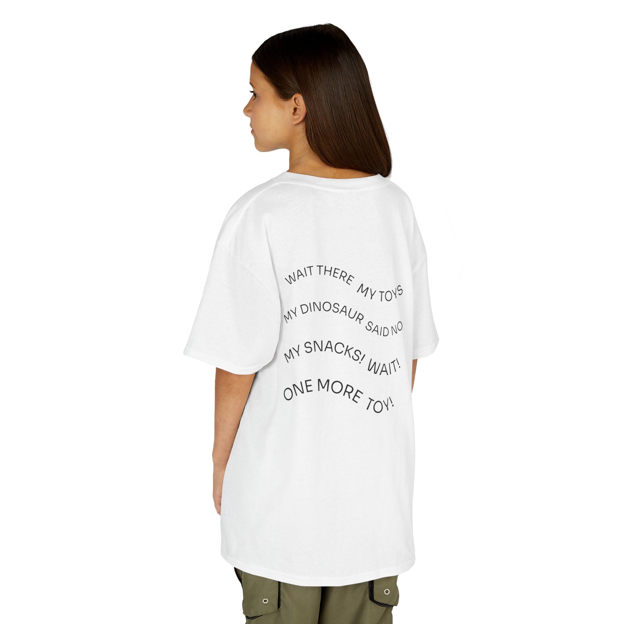 My Toys Are Coming Too Kids T-Shirt | Cute Cartoon Kid, Toys & Dinosaur Design