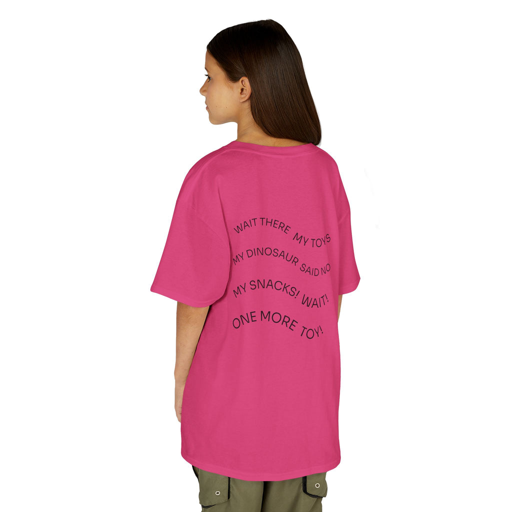 My Toys Are Coming Too Kids T-Shirt | Cute Cartoon Kid, Toys & Dinosaur Design