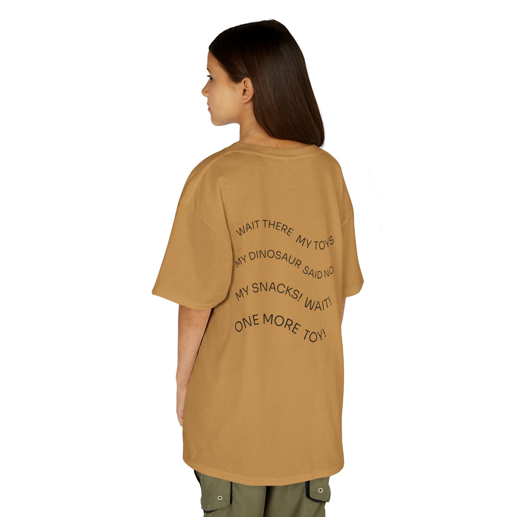 My Toys Are Coming Too Kids T-Shirt | Cute Cartoon Kid, Toys & Dinosaur Design