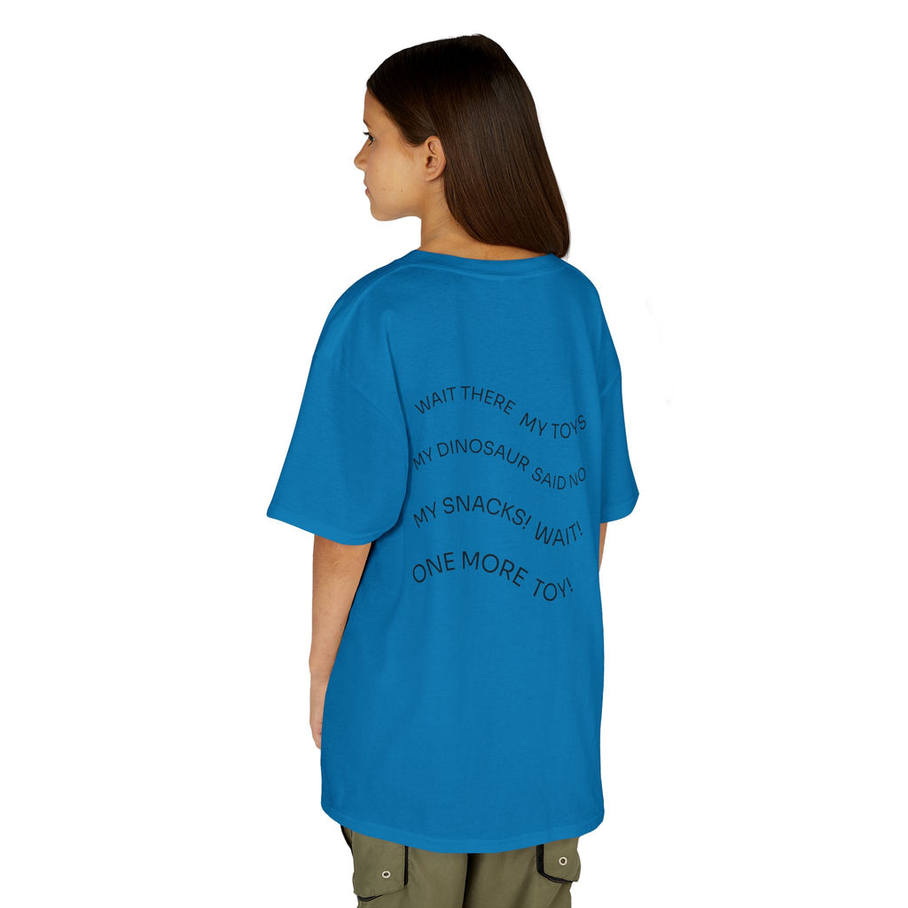 My Toys Are Coming Too Kids T-Shirt | Cute Cartoon Kid, Toys & Dinosaur Design