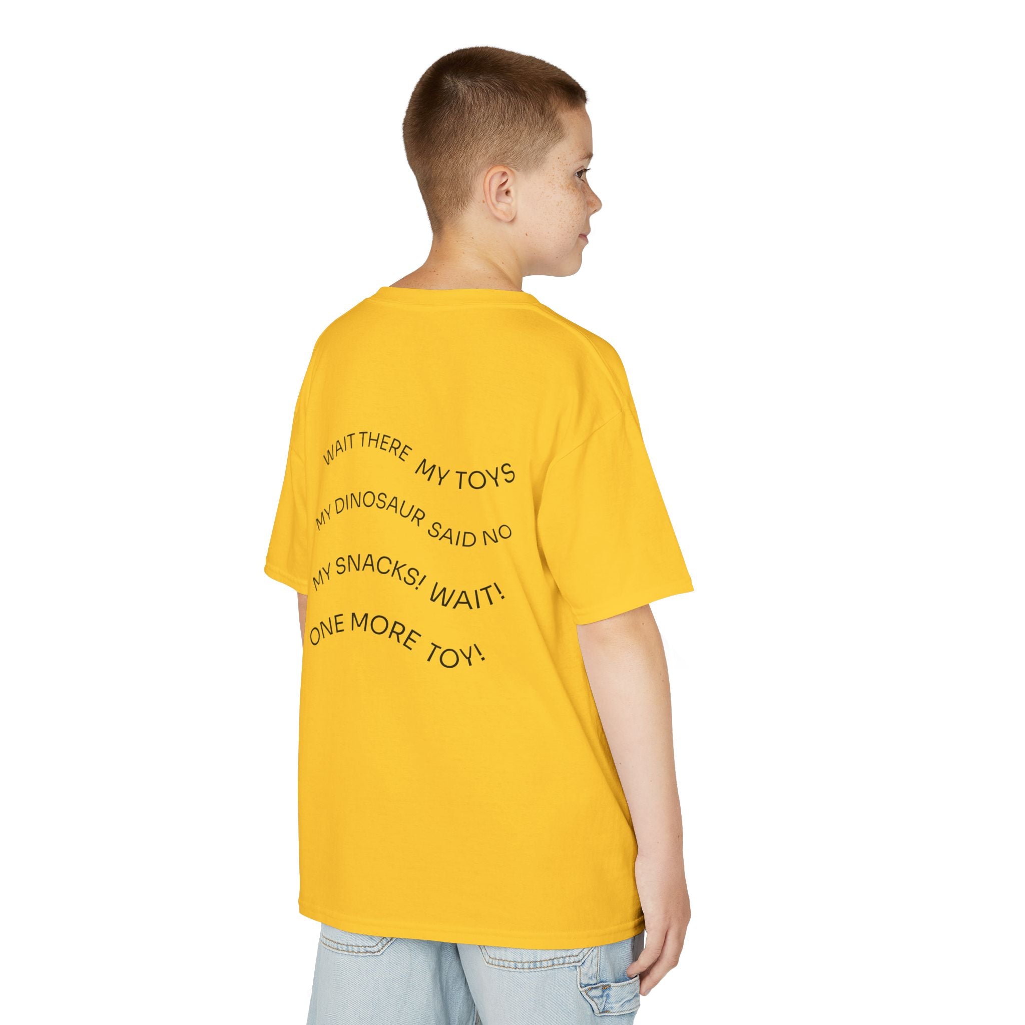 My Toys Are Coming Too Kids T-Shirt | Cute Cartoon Kid, Toys & Dinosaur Design