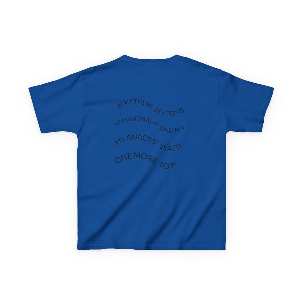 My Toys Are Coming Too Kids T-Shirt | Cute Cartoon Kid, Toys & Dinosaur Design