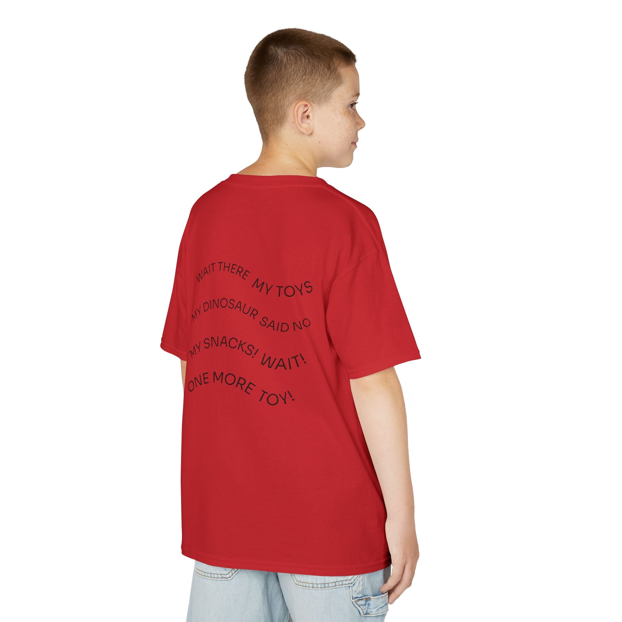 My Toys Are Coming Too Kids T-Shirt | Cute Cartoon Kid, Toys & Dinosaur Design