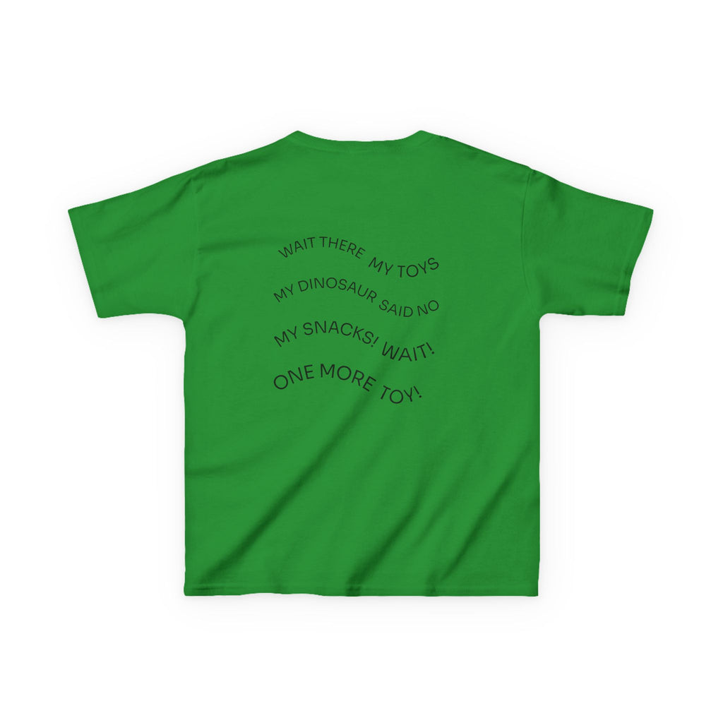 My Toys Are Coming Too Kids T-Shirt | Cute Cartoon Kid, Toys & Dinosaur Design