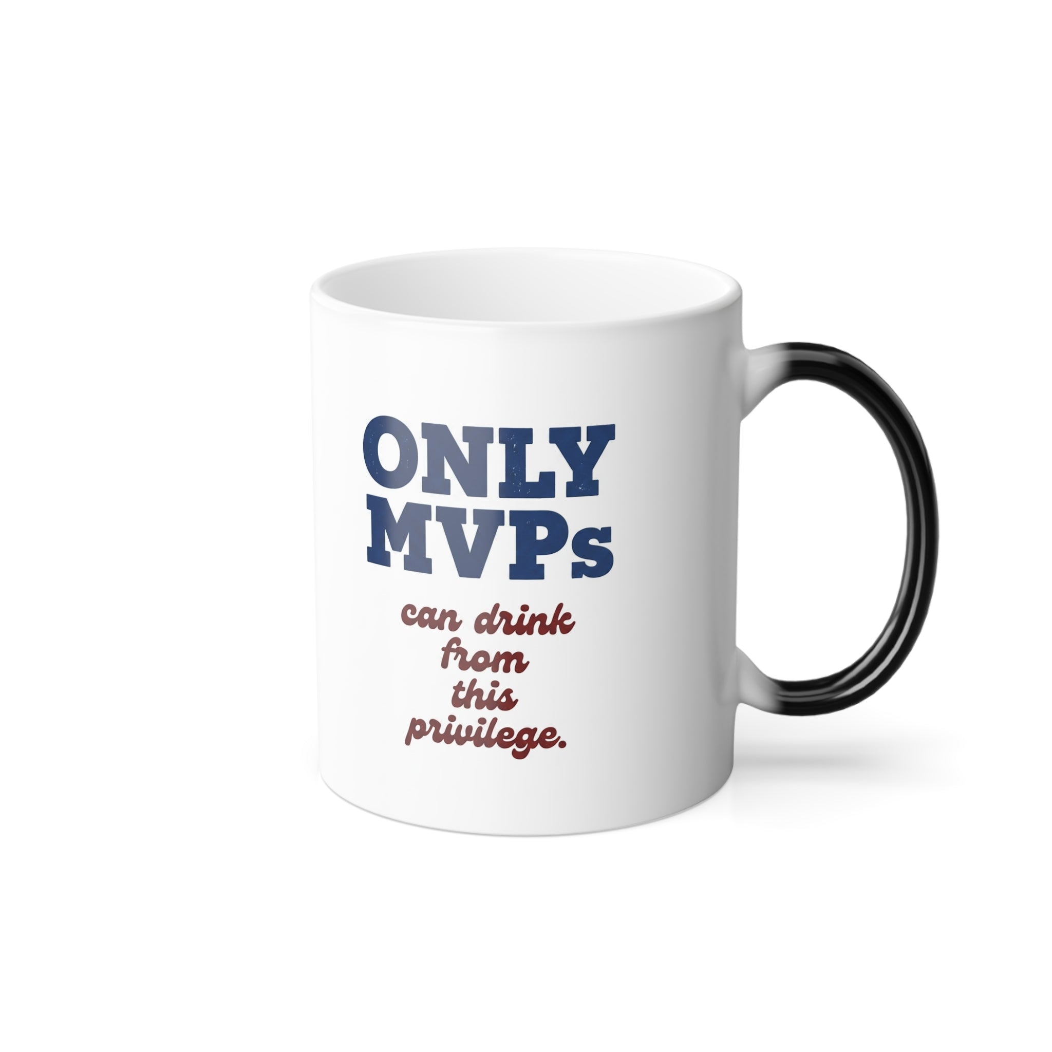 Color-Changing Coffee Mug - "MVPs CREW - The rest of the household is just here for snacks." 11oz Thermal Reveal