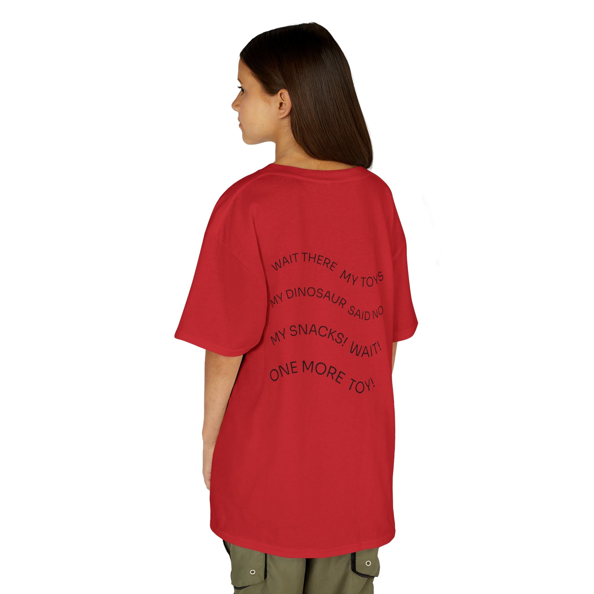 My Toys Are Coming Too Kids T-Shirt | Cute Cartoon Kid, Toys & Dinosaur Design