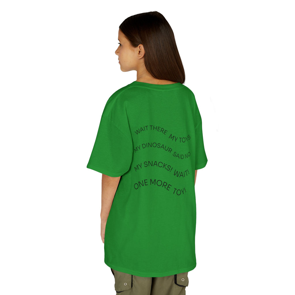 My Toys Are Coming Too Kids T-Shirt | Cute Cartoon Kid, Toys & Dinosaur Design