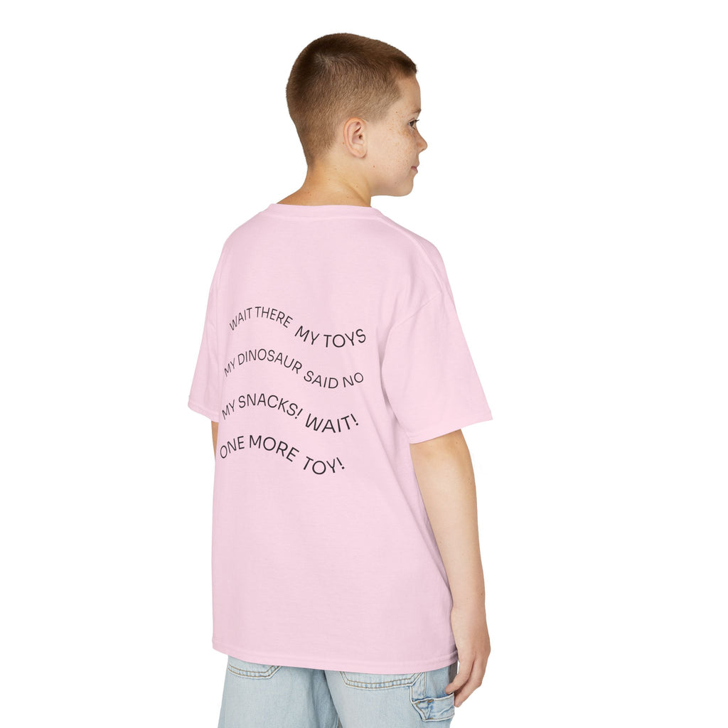 My Toys Are Coming Too Kids T-Shirt | Cute Cartoon Kid, Toys & Dinosaur Design
