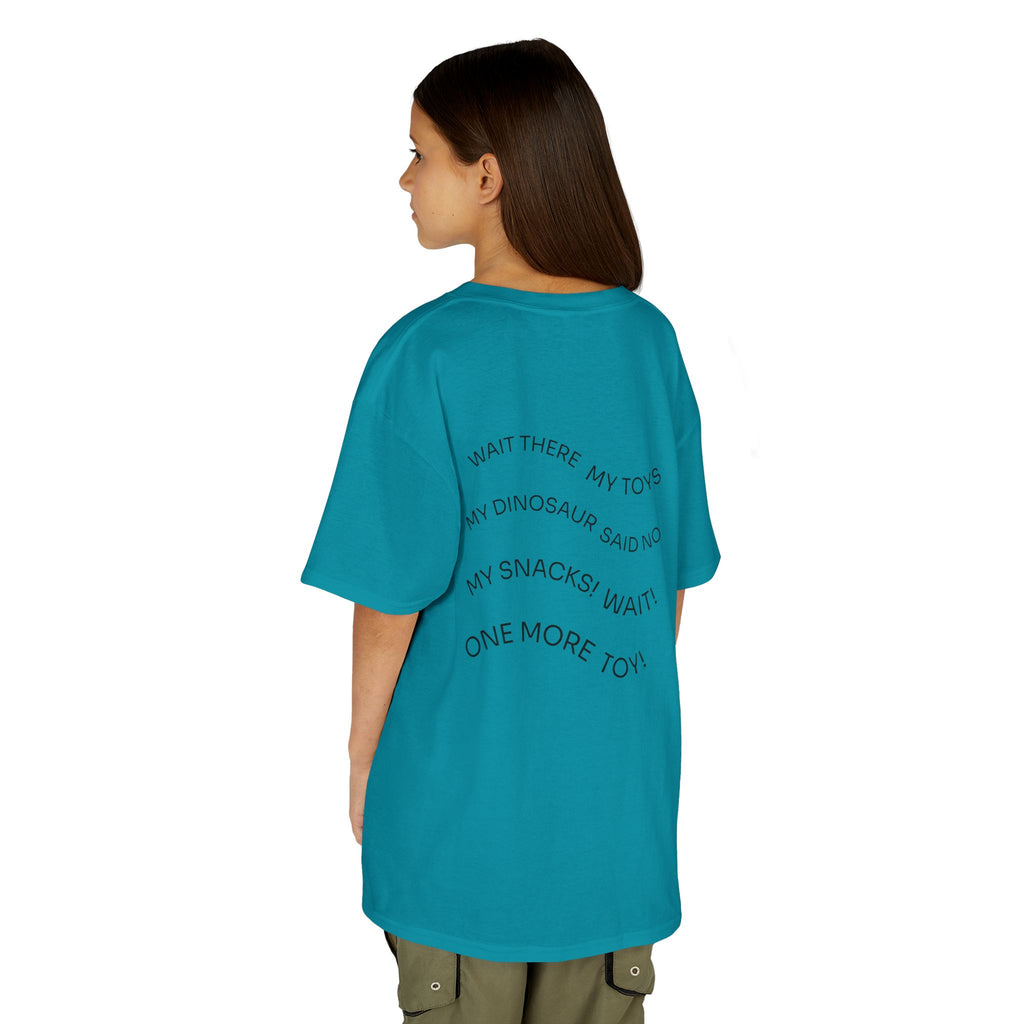 My Toys Are Coming Too Kids T-Shirt | Cute Cartoon Kid, Toys & Dinosaur Design