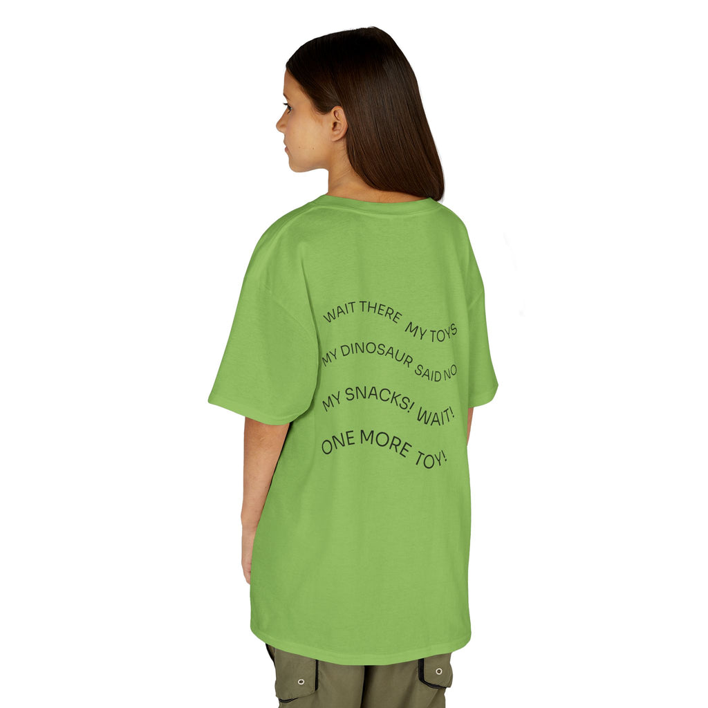 My Toys Are Coming Too Kids T-Shirt | Cute Cartoon Kid, Toys & Dinosaur Design