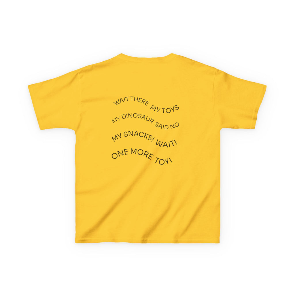My Toys Are Coming Too Kids T-Shirt | Cute Cartoon Kid, Toys & Dinosaur Design