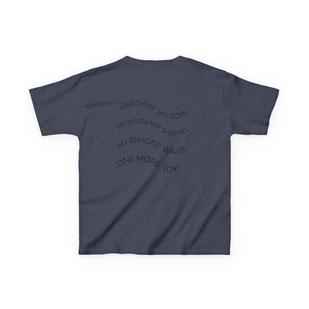 My Toys Are Coming Too Kids T-Shirt | Cute Cartoon Kid, Toys & Dinosaur Design