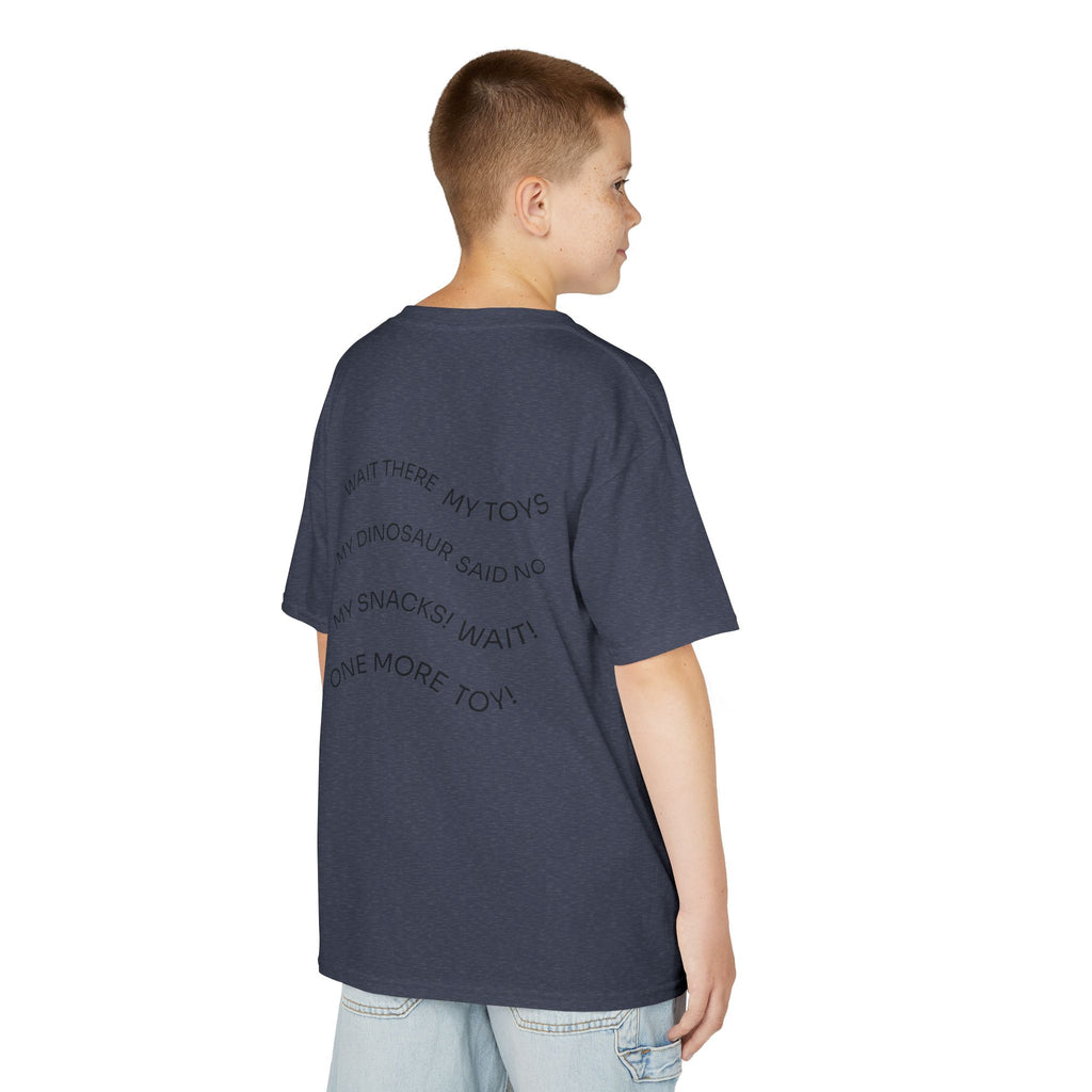 My Toys Are Coming Too Kids T-Shirt | Cute Cartoon Kid, Toys & Dinosaur Design