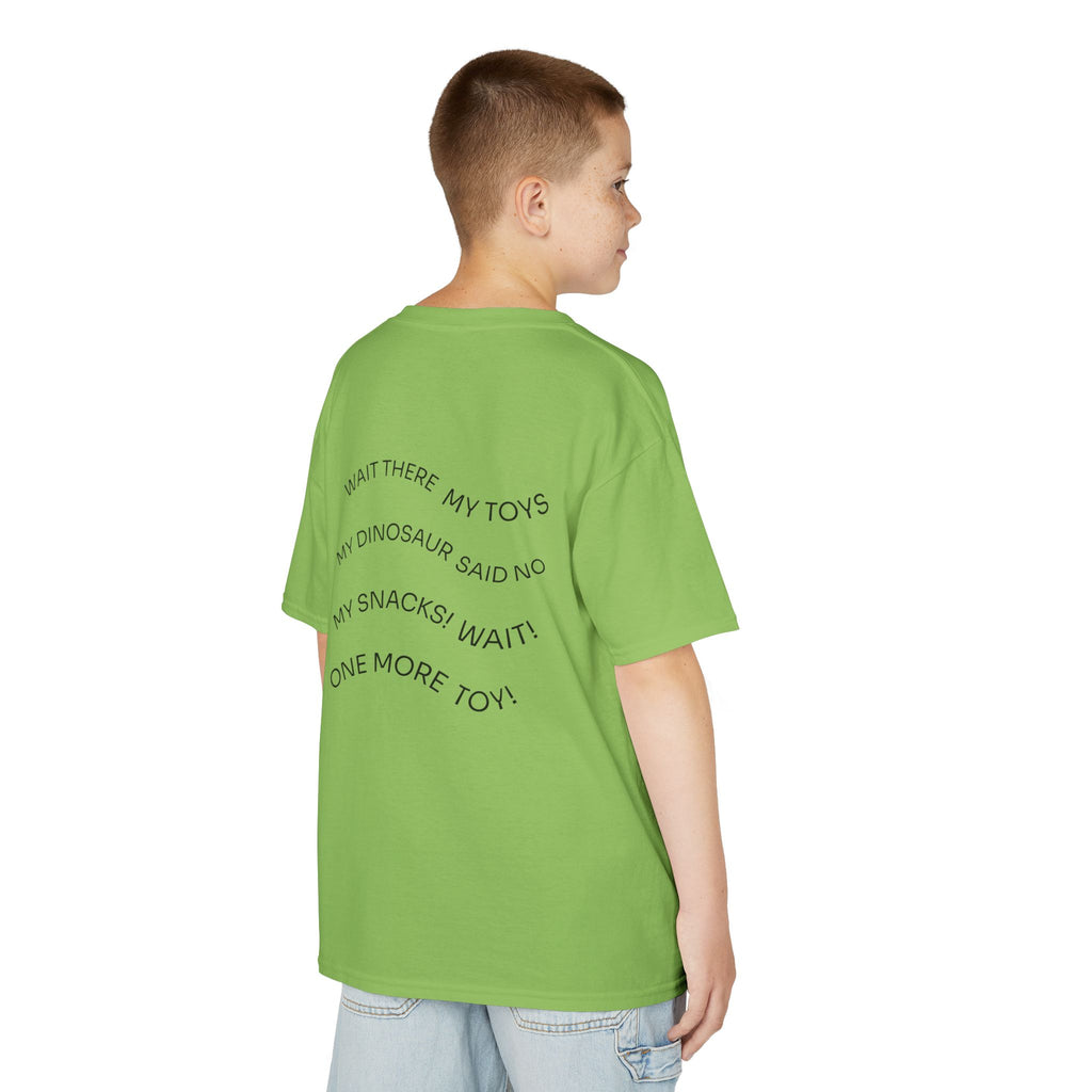 My Toys Are Coming Too Kids T-Shirt | Cute Cartoon Kid, Toys & Dinosaur Design