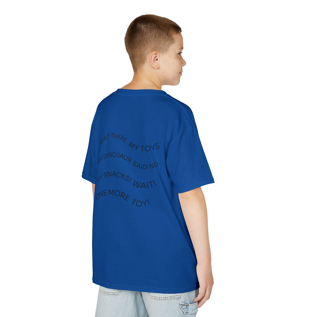 My Toys Are Coming Too Kids T-Shirt | Cute Cartoon Kid, Toys & Dinosaur Design