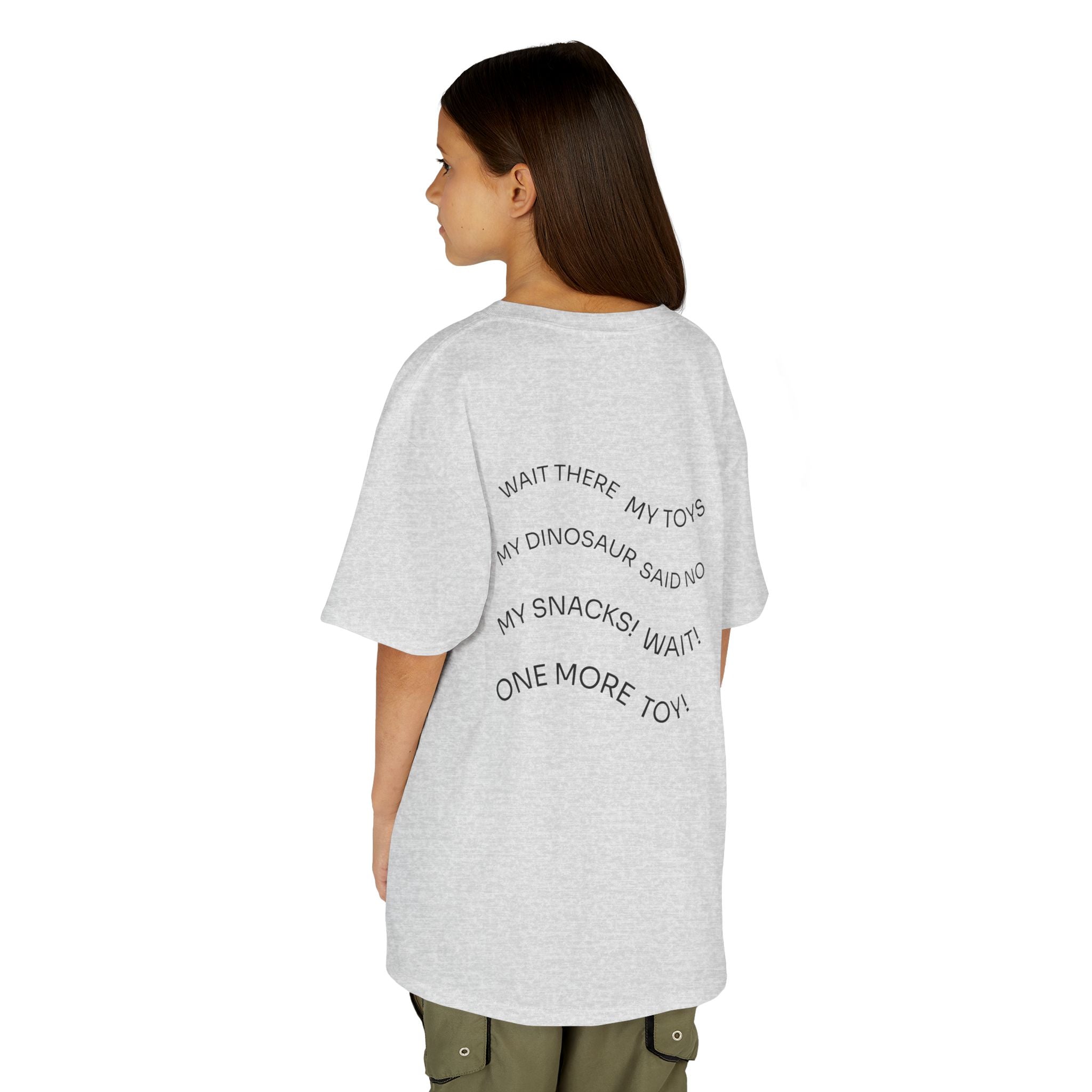 My Toys Are Coming Too Kids T-Shirt | Cute Cartoon Kid, Toys & Dinosaur Design