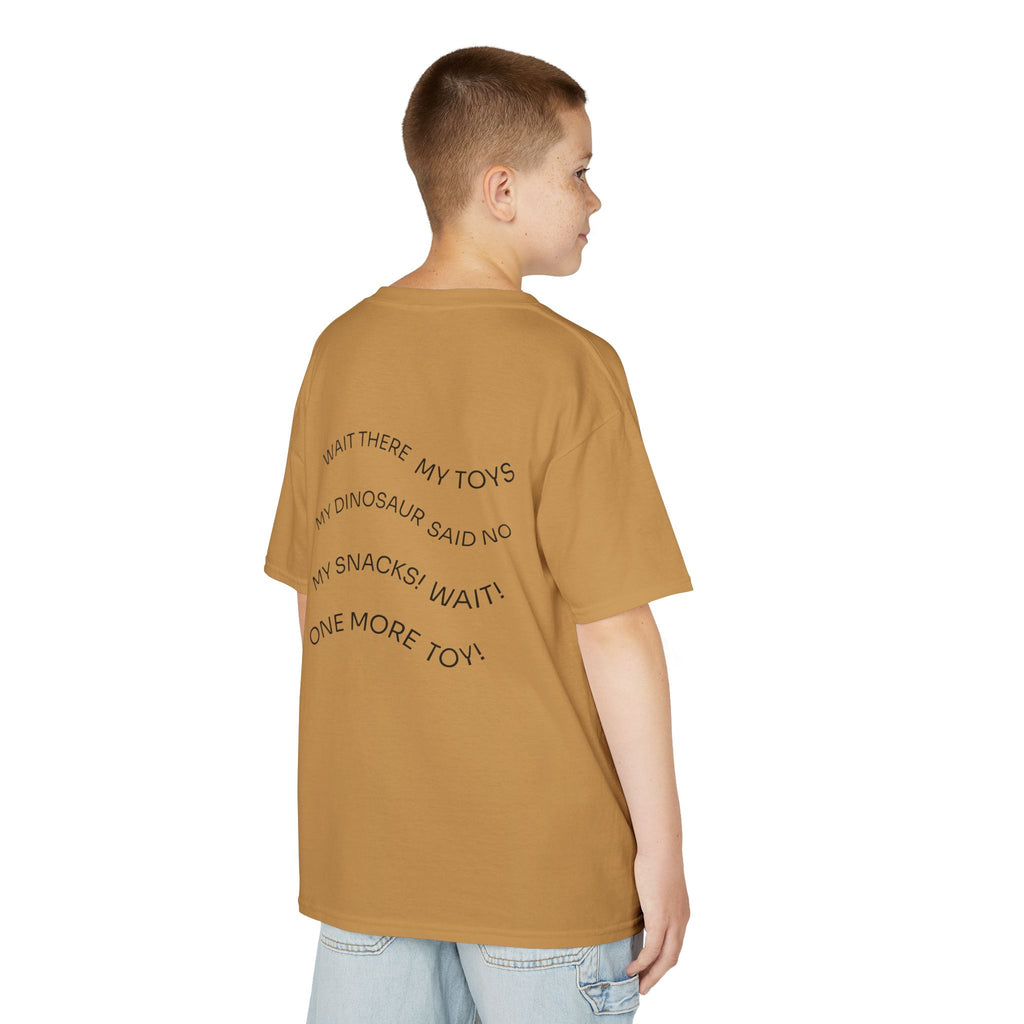 My Toys Are Coming Too Kids T-Shirt | Cute Cartoon Kid, Toys & Dinosaur Design