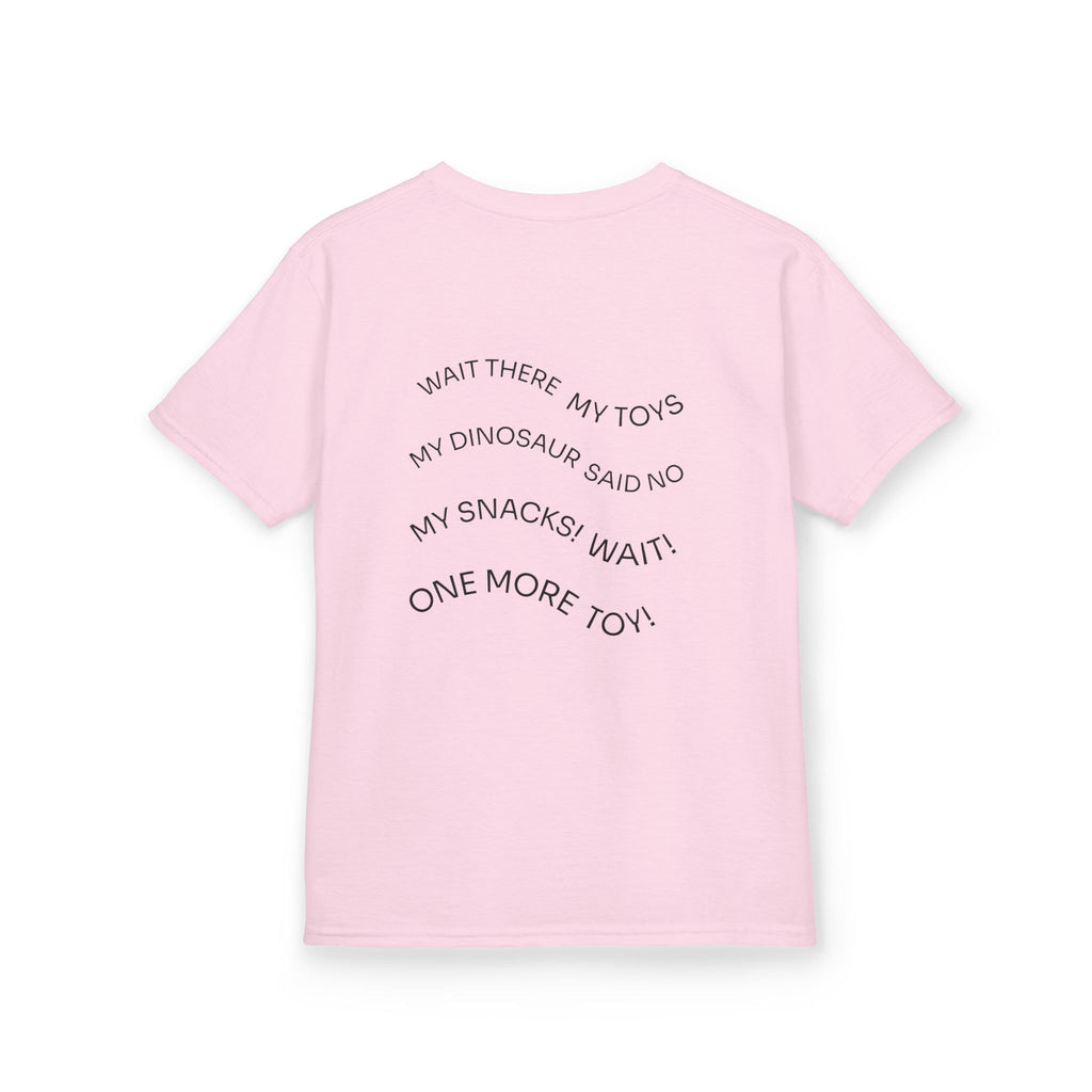 My Toys Are Coming Too Kids T-Shirt | Cute Cartoon Kid, Toys & Dinosaur Design